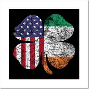 Irish American Flag Ireland Flag ST PATRICKS DAY Gift Lucky Posters and Art